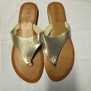 Stylish Gold Sandals by Jack Rogers